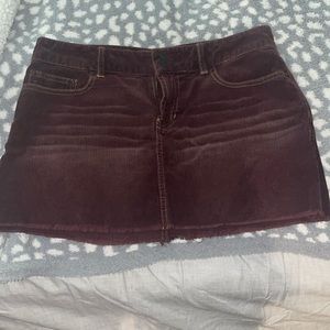 Abercrombie & Fitch Corduroy Skirt